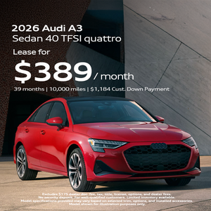 Lease the Audi A3 in Manhattan NYC Today